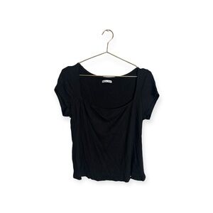 Reformation‎ Bardot Top Plus Size Black 2x